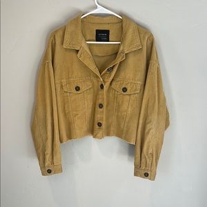 Cotton On Tan Utility Jacket Cropped Style